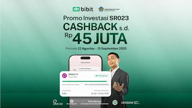 Return 5,95%, Beli SBN SR023 di Bibit Tanpa Biaya Tambahan
