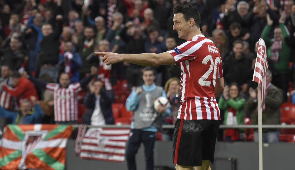 5. Aritz Aduriz (Athletic Bilbao) - 4 Gol. (AFP/Ander Gillenea)