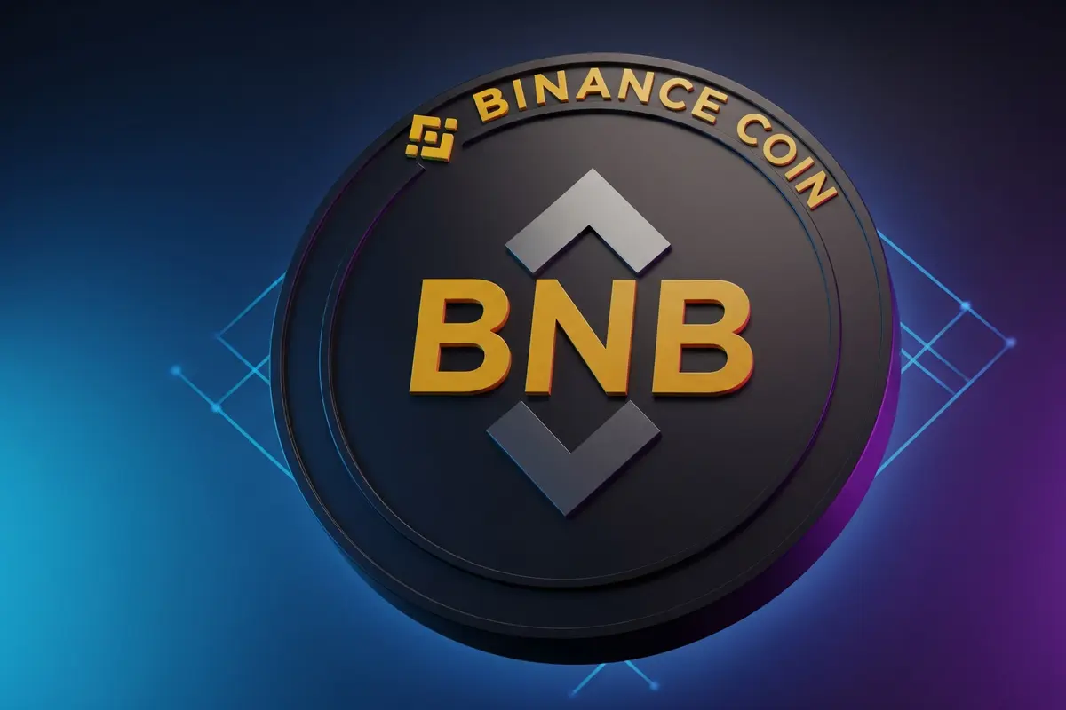 Ilustrasi kripto Binance Coin (BNB). (Gambar by AI)