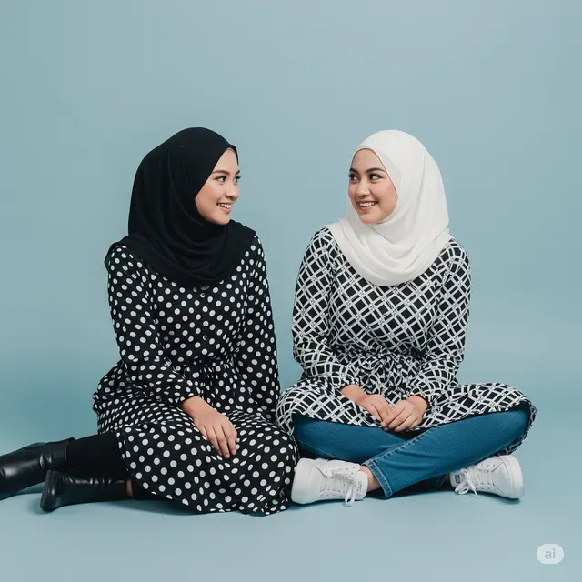 8 Gamis Midi Dress Motif Terbaru 2025: Pilihan Stylish untuk Muslimah Modern