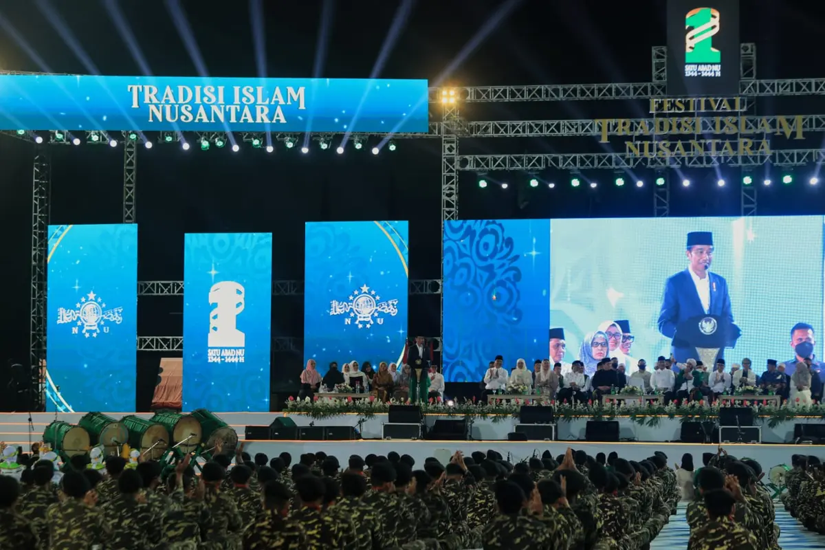 Festival Tradisi Islam Nusantara yang digelar di Stadion Diponegoro. (Foto: Liputan6.com/Istimewa)