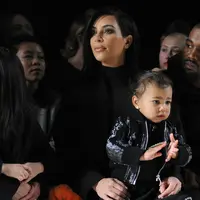 Rapper berusia 38 tahun, Kanye West inginkan kehamilan anak ketiga pada istrinya Kim Kardashian. (AFP/Bintang.com)
