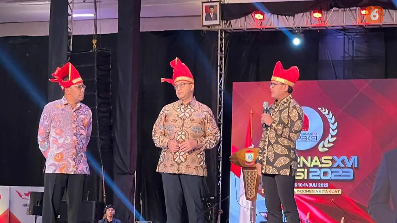 Anies Baswedan jadi pembicara pada Rakernas Apeksi di Makassar (Liputan6.com/Fauzan)