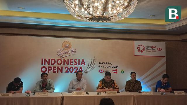 Konferensi Pers Indonesia Open 2024