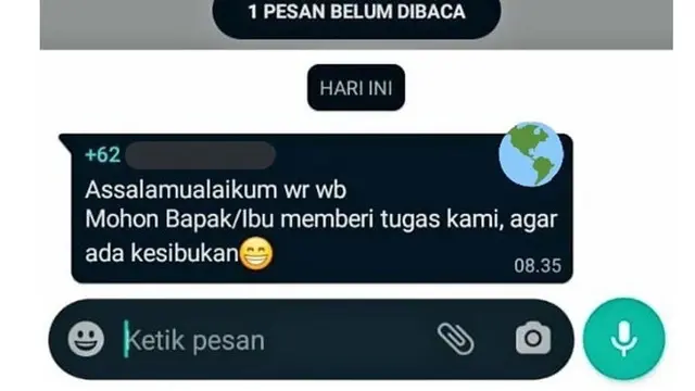 5 Chat Minta Tugas Ini Bikin Geleng Kepala Sekaligus Geregetan