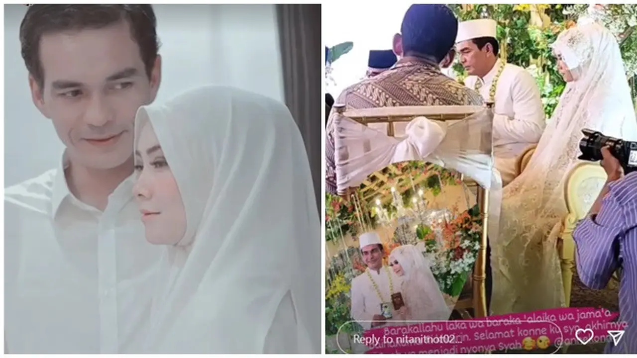 2 Tahun Menduda, Ini 6 Momen Pernikahan Teddy Syach Suami Mendiang Rina Gunawan