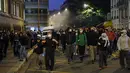 Diperkirakan sekitar 800.000 orang yang akan turun ke jalan ambil bagian dalam gelombang protes dan pemogokan massal di Prancis. (GEOFFROY VAN DER HASSELT/AFP)