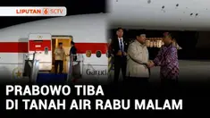 Usai menghadiri parade militer di Tiongkok, Presiden Prabowo Subianto kembali tiba di Tanah Air pada Rabu malam.