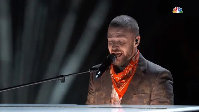 Penampilan Justin Timberlake dalam Superbowl 2018 (YouTube/ NFL)