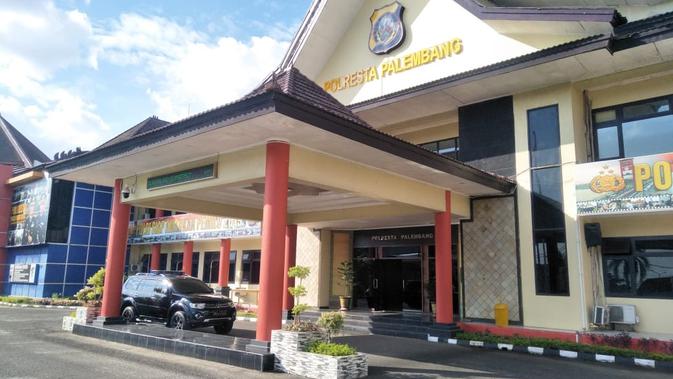 Polrestabes Palembang Sumsel (Liputan6.com / Nefri Inge)