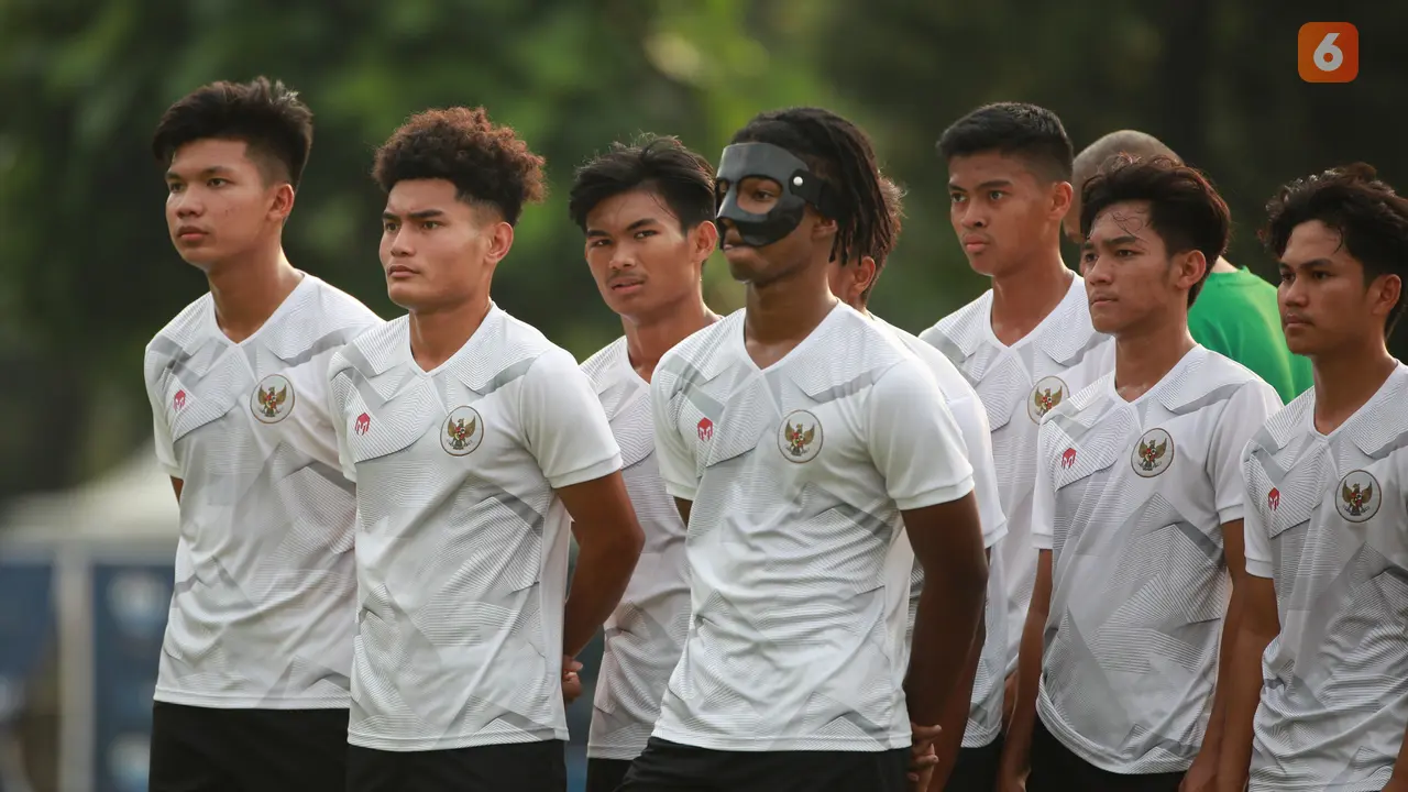 Latihan Timnas Indonesia U-20 untuk Persiapan Kualifikasi Piala Asia U-20 2023