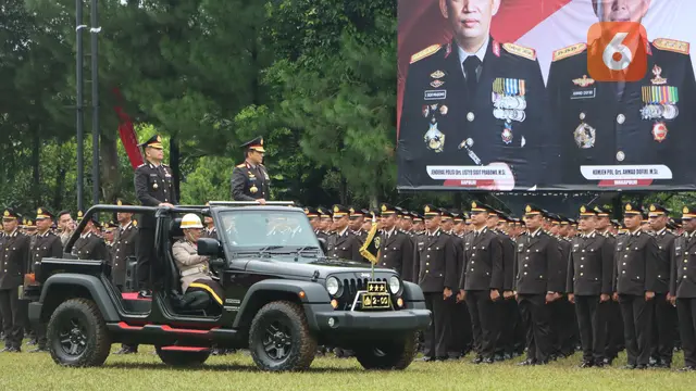 Pelantikan Perwira Baru SIP dan PAG gelombang II Tahun Angkatan 2024 di Setukpa Polri Kota Sukabumi (Liputan6.com/Fira Syahrin).