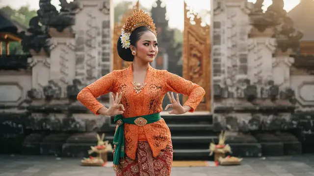 Prompt AI Edit Foto Pakai Baju Adat Bali/ Ilustrasi AI