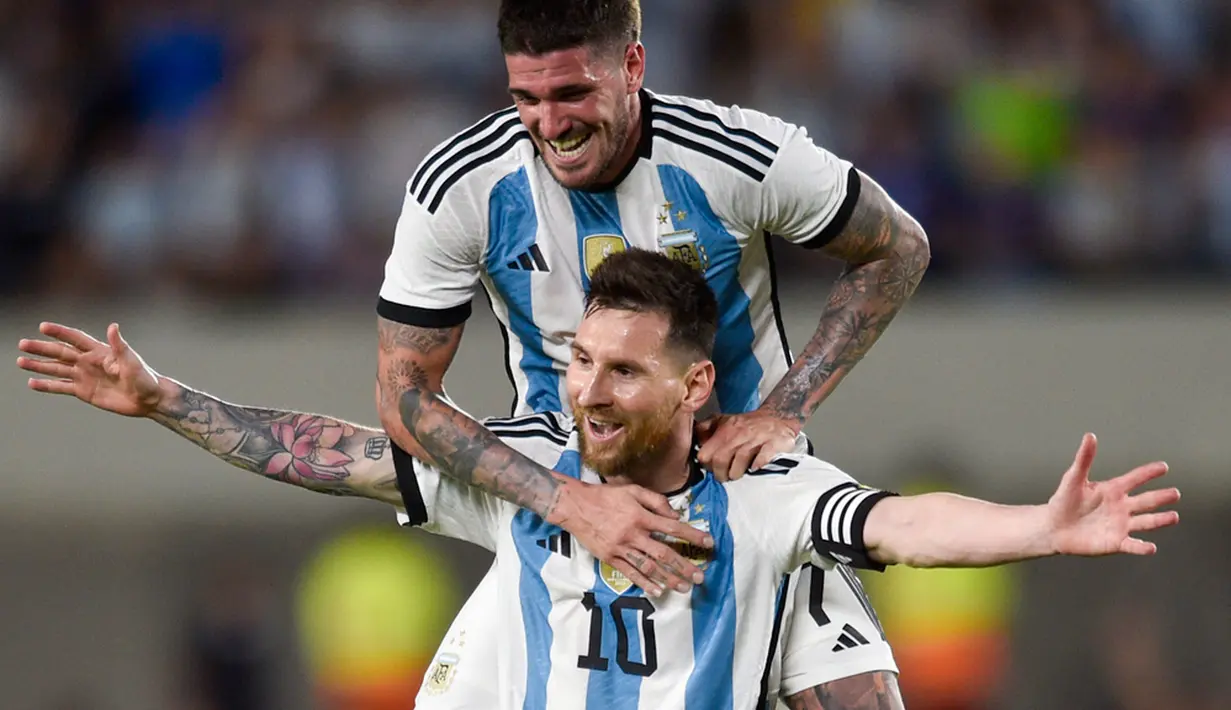 Penampilan Messi sangat luar biasa dalam pertandingan kali ini. (AP Photo/Gustavo Garello)