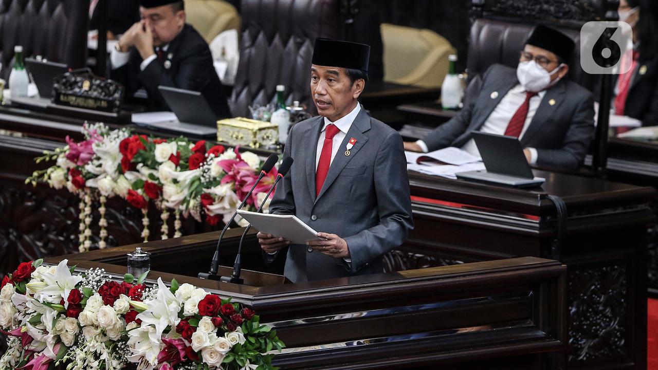 Presiden Jokowi Sampaikan Pidato Nota Keuangan RUU APBN 2023