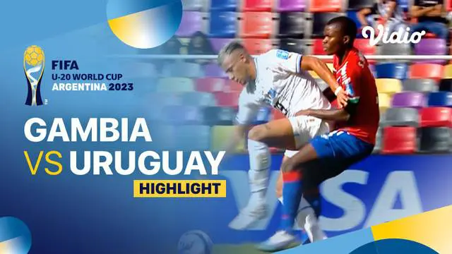 Berita video highlights babak 16 besar Piala Dunia U-20, Uruguay menang tipis 1-0 atas Gambia, Jumat (2/6/23)