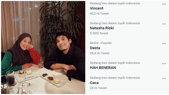 Terlihat Adem Ayem, Ini 6 Fakta Desta Ajukan Permohonan Cerai kepada Natasha Rizky