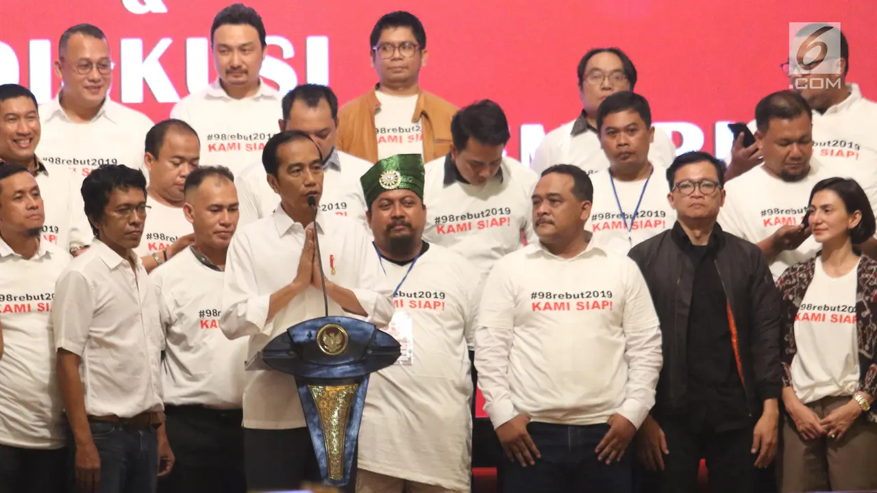 Presiden Jokowi Halalbihalal Bersama Aktivis 98