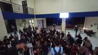 Aksi mahasiswa boikotnya kampus Politeknik Negeri Nunukan. (Liputan6.com)