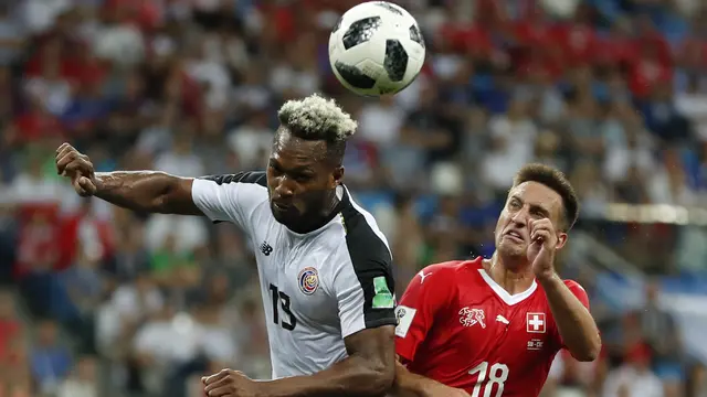 Swiss, Kosta Rika, Piala Dunia 2018