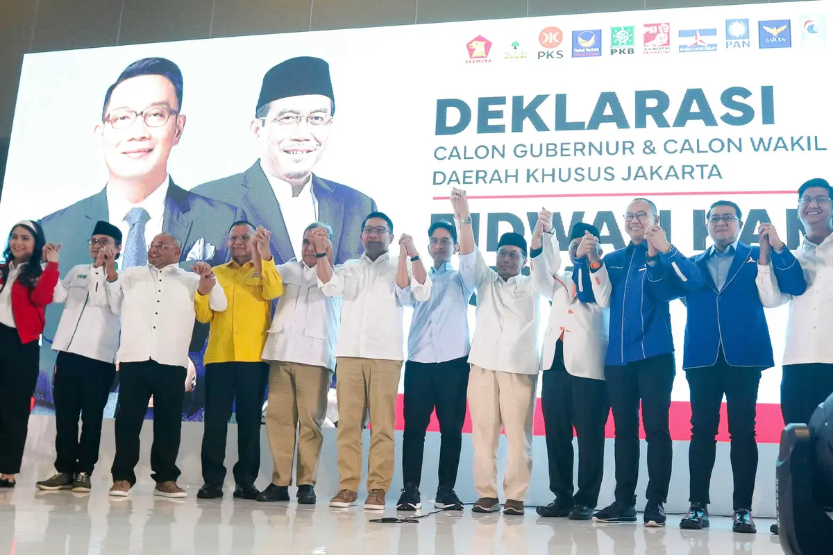 deklarasi Ridwan Kamil dan Suswono