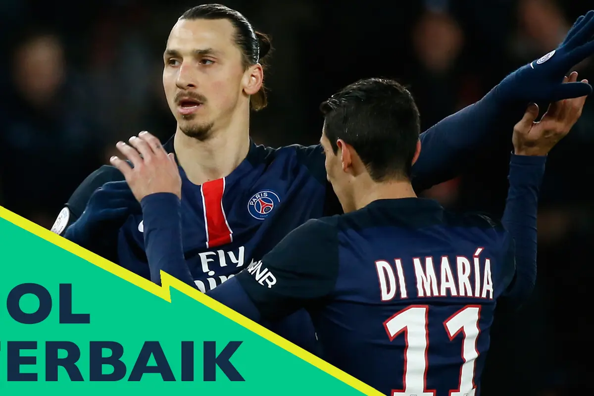 5 Gol Terbaik Ligue 1 Prancis, Gol Sekali Sentuhan Ibrahimovic 