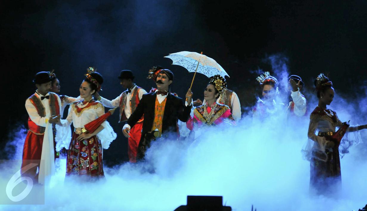 Suasana pembukaan Jakarta Fair 2016, Jakarta, Jumat (10/6/2016). Ajang arena dan hiburan Jakarta Fair 2016 akan berlangsung selama 38 hari kedepan. (Liputan6.com/Yoppy Renato)