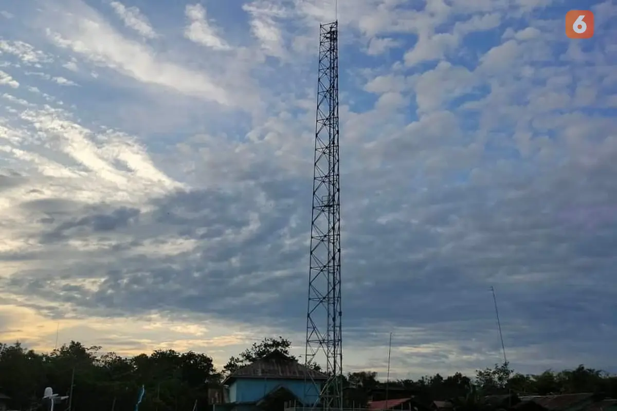 Menara BTS di Desa Terpencil