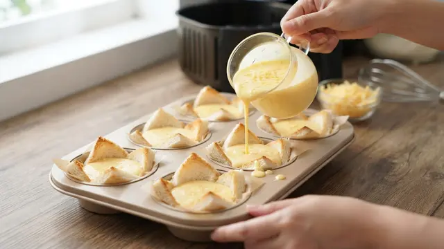 Resep Egg Tart Roti Tawar Lezat