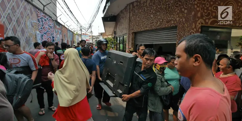 Kebakaran di Pemukiman Manggarai