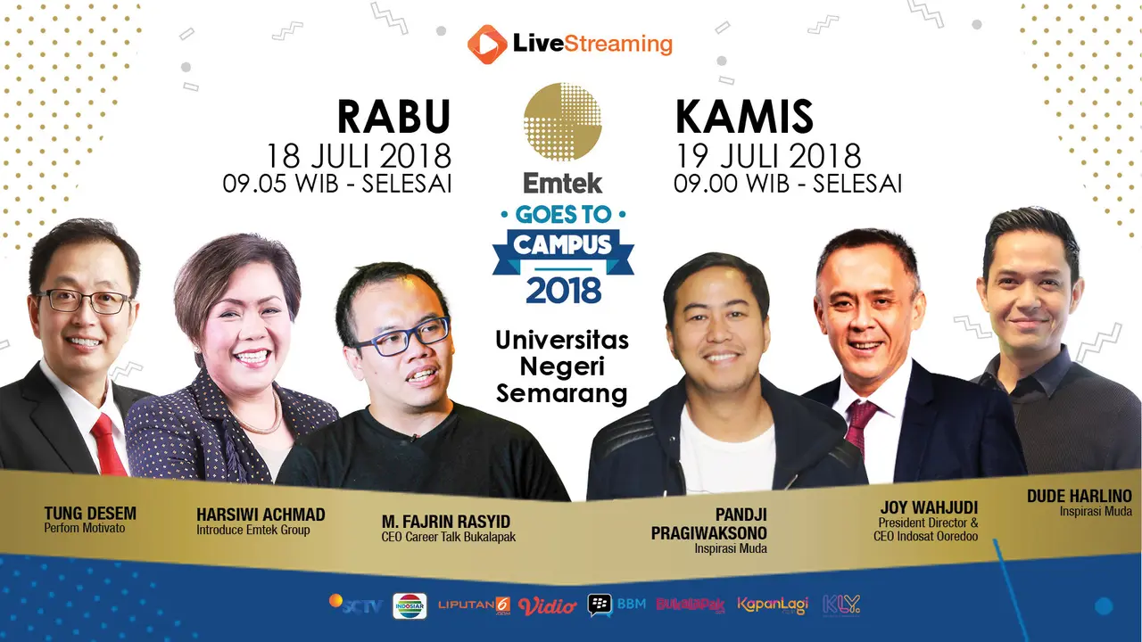 Saksikan Live Streaming EGTC 2018 di Universitas Negeri Semarang