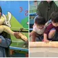Dililit Ular Saat Gendong Anak, Ini 5 Momen Risty Tagor Main dengan Hewan (sumber:Instagram/ristytagor)