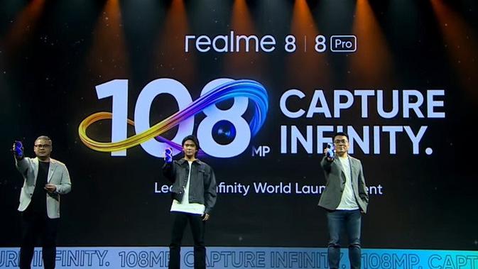 Peluncuran Realme 8 Pro dan Realme 8 di Indonesia. (Foto: YouTube/Realme Indonesia)