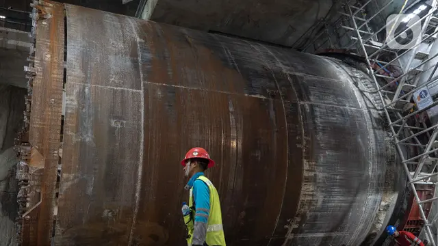 Progres Pembangunan MRT Jakarta Rute Bundaran Hotel Indonesia-Kota