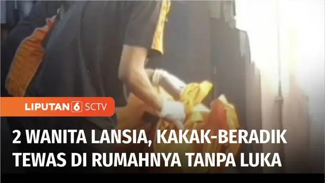 Dua wanita ditemukan dalam keadaan sudah meninggal dunia di rumahnya di kawasan Tamansari, Jakarta Barat. Penemuan jenazah kakak beradik itu, setelah warga mencium aroma tak sedap yang berasal dari dalam rumah.