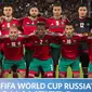 Timnas Maroko siap memberikan kejutan di Piala Dunia 2018. (AFP/Fadel Senna)