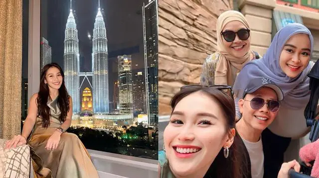 Potret Ayu Ting Ting liburan ke Malaysia (sumber: Instagram/ayutingting92)