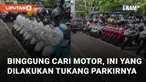 Seorang perempuan membagikan pengalamannya saat bingung mencari motor di parkiran kampus