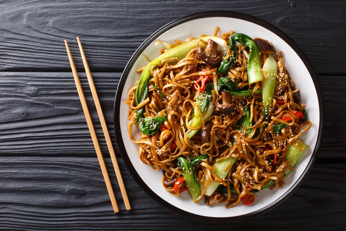 mie gepeng lada hitam