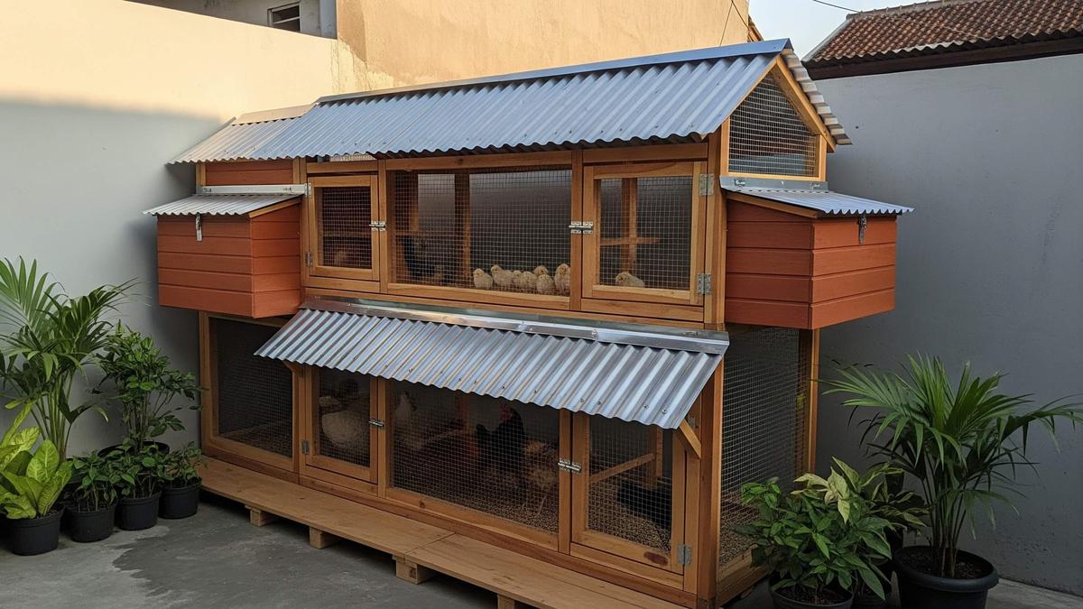 10 Ide Kandang Ayam Bertingkat untuk Menghemat Lahan Sempit di Rumah, Bebas Bau