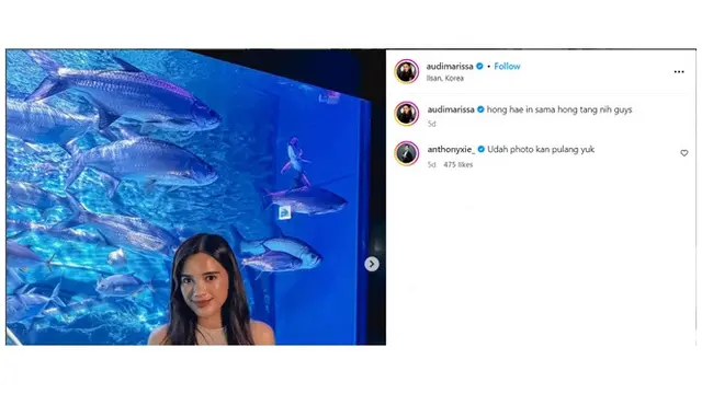 6 Komentar Lucu Anthony Xie di Postingan Reka Adegan Audi Marissa, Bikin Ngakak