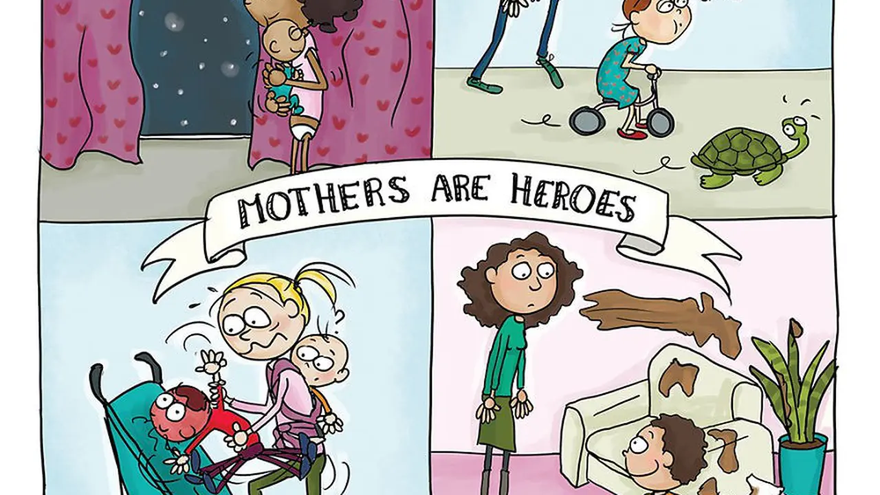 Gambaran Kehidupan Ibu-ibu dalam Sebuah Komik Lucu