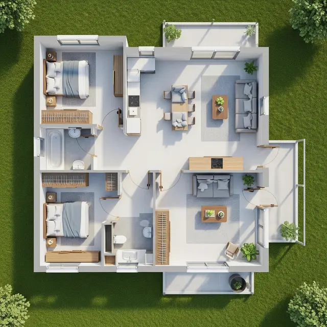 9 Denah Rumah Ukuran 6x7 Meter Sederhana, Solusi Hunian Hemat Anggaran