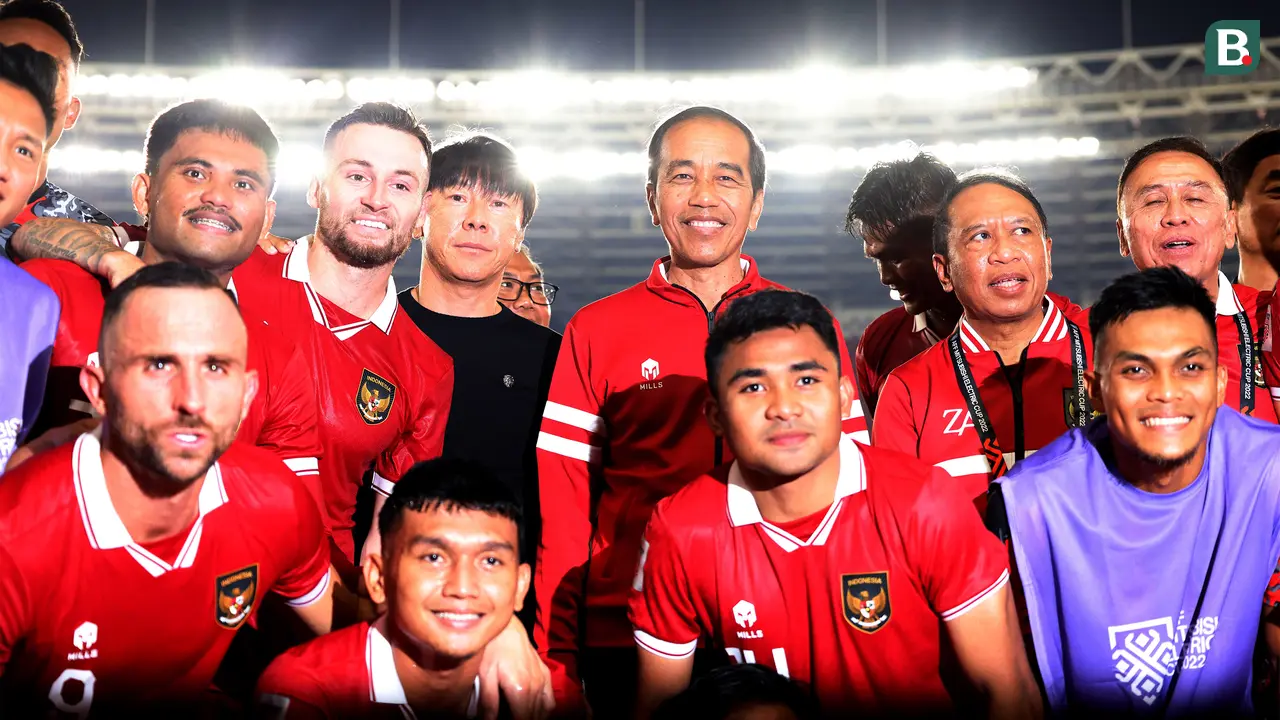 Foto: Antusiasme Presiden Joko Widodo saat Nonton Langsung Timnas Indonesia di Piala AFF 2022
