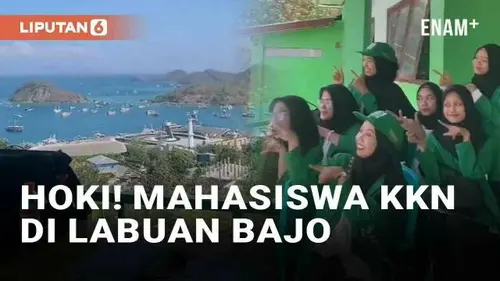 VIDEO: Auto Betah! Mahasiswa Jalani KKN di Labuan Bajo Dapat Pemandangan Indah