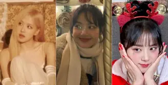 Beda Gaya Penampilan Tiga Member Blackpink saat Perayaan Natal. [Instagram]