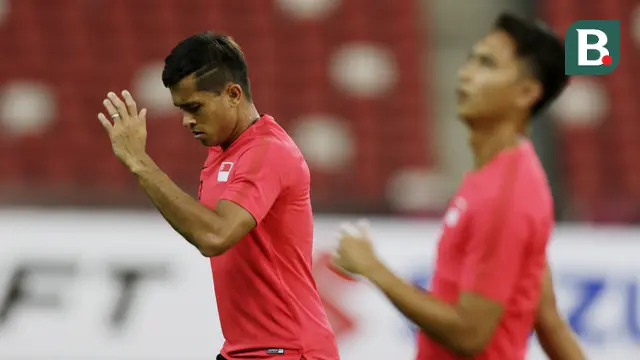  Latihan Timnas Singapura