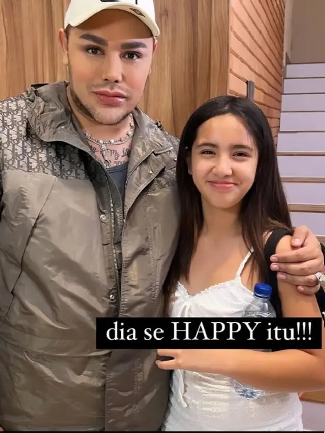 Mikhayla bahagia bertemu Ivan Gunawan (Instagram/ramadhaniabakrie)