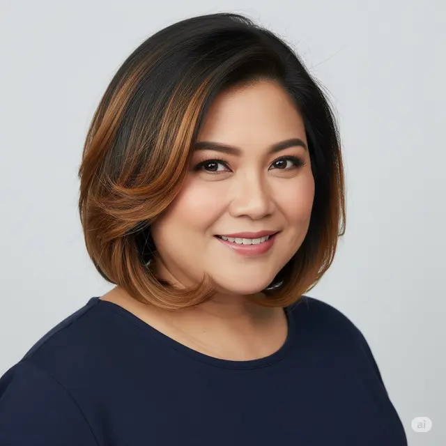 Model Rambut Pendek untuk Wanita Gemuk agar Terlihat Lebih Ramping. Foto: Gemini