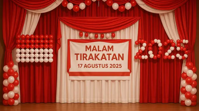 Ide Dekorasi Panggung untuk Malam Tirakatan 17 Agustus 2025